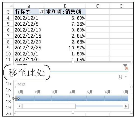 单击“插入日程表”按钮